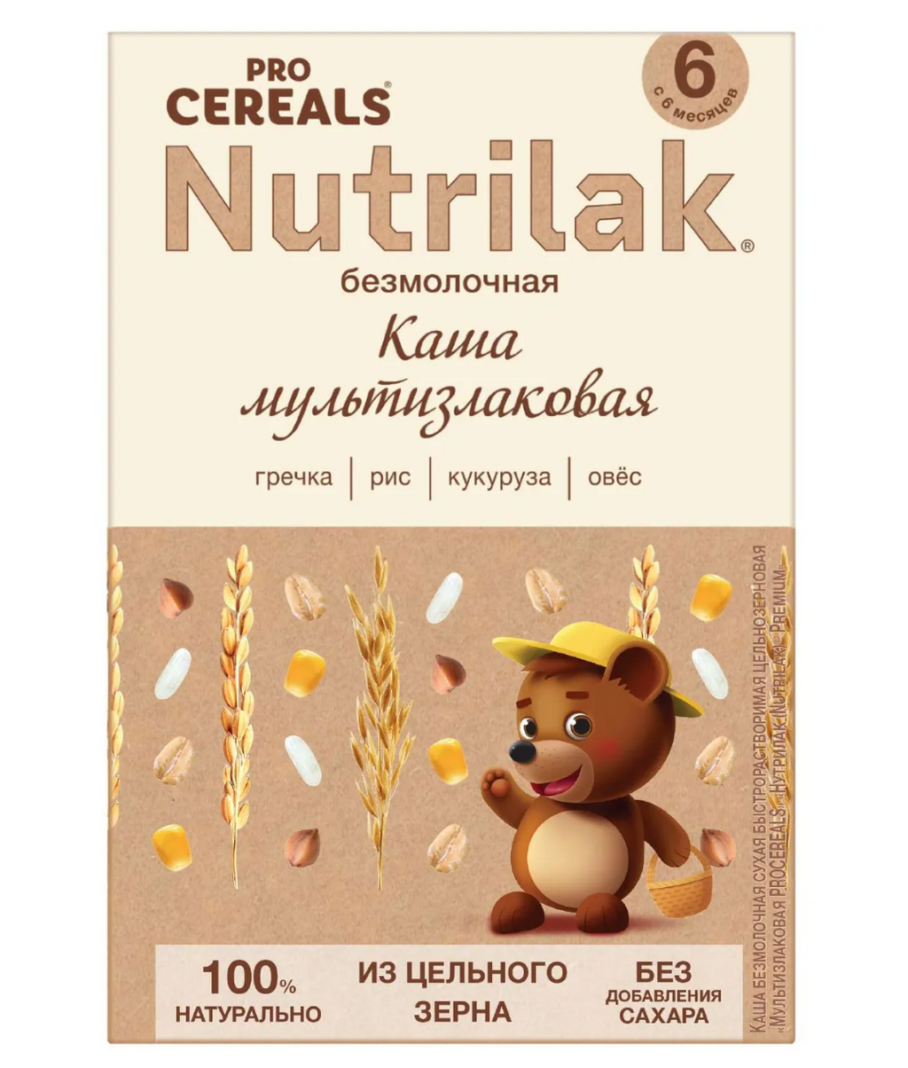 фото упаковки Nutrilak Premium Procereals Каша Мультизлаковая цельнозерновая