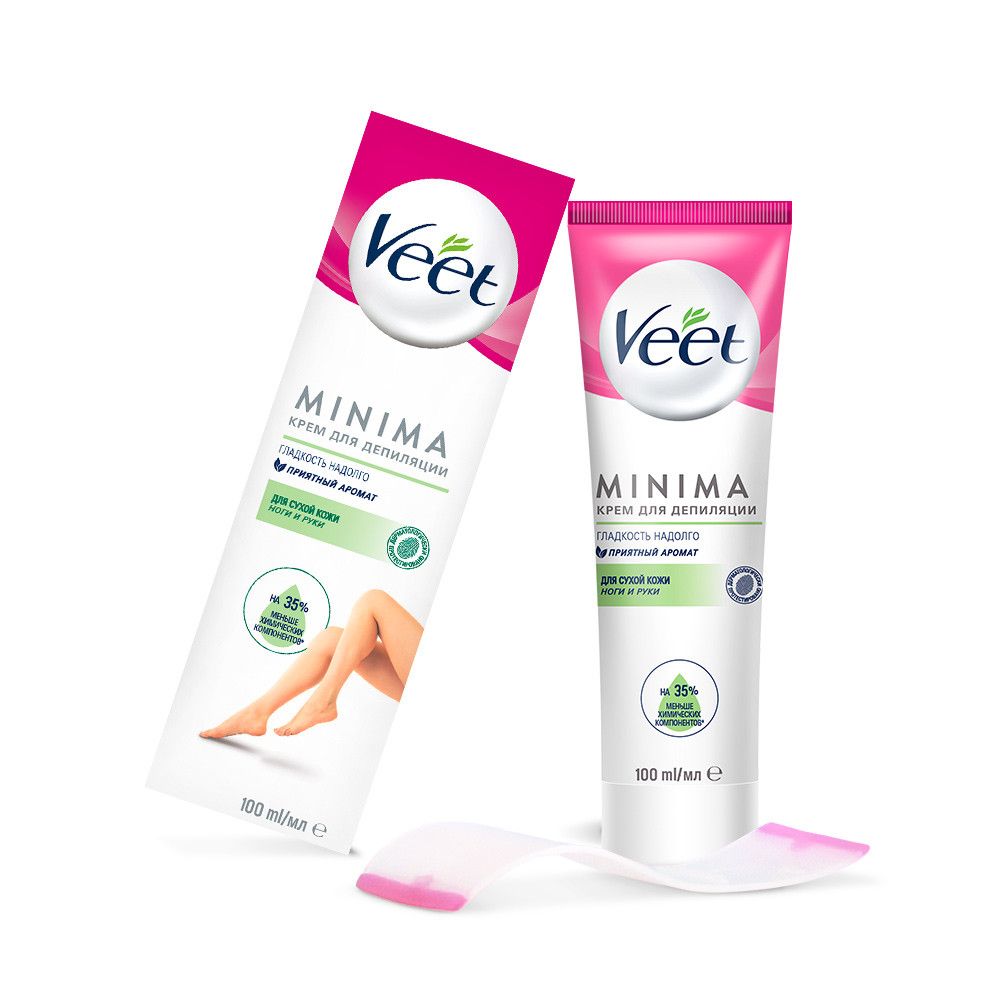 фото упаковки Veet Minima крем для депиляции для сухой кожи