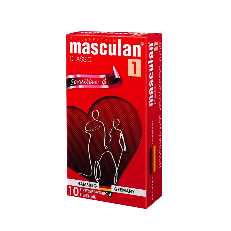 Презервативы Masculan Classic 1 Нежные, презервативы, 10 шт.