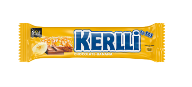 фото упаковки Керли Батончик злаковый шоколад-банан