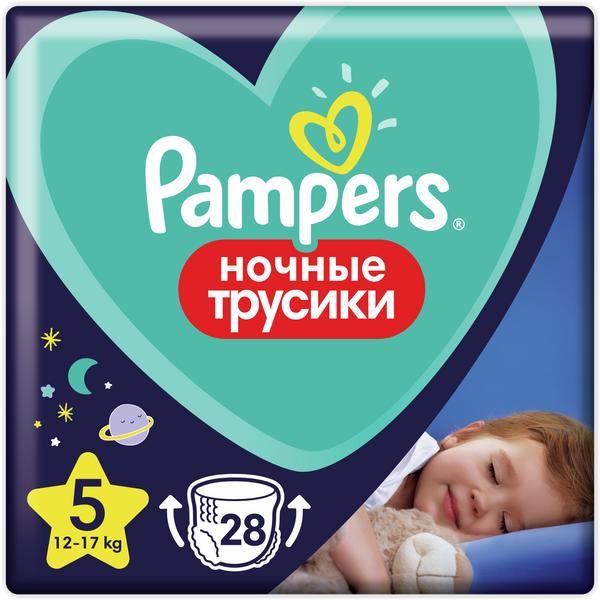 фото упаковки Pampers Premium Care Подгузники-трусики детские ночные