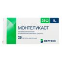 Монтелукаст-Вертекс, 5 мг, таблетки жевательные, 28 шт.