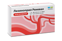 Лизиноприл Реневал, 10 мг, таблетки, 30 шт.