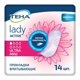 Tena Lady прокладки Active Ultra Mini