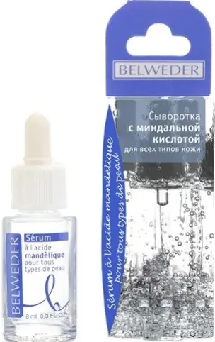 Belweder сыворотка для лица, сыворотка для лица и шеи, с миндальной кислотой, 8 мл, 1 шт.