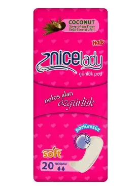 Nicelady Normal Soft Прокладки женские гигиенические, 2 капли, прокладки ежедневные, 20 шт.