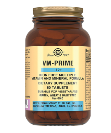 Solgar VM-Prime Мультивитаминный и минеральный комплекс 50+, таблетки, 60 шт.