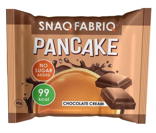 Snaq Fabriq Панкейк Нежный шоколад, 45 г, 1 шт.